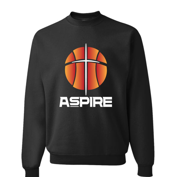 Aspire Basketball Crewneck Sweatshirt – Color Logo | Fleece Crew
