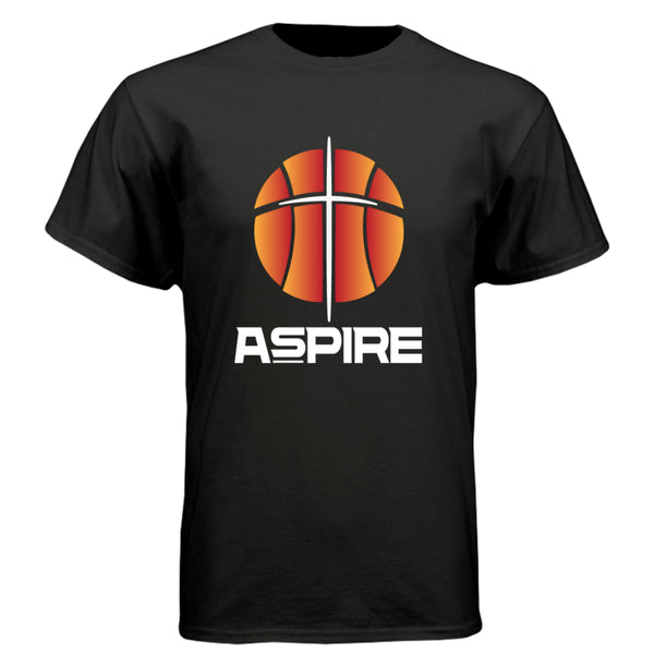 Aspire Basketball T-Shirt – Color Logo | Triblend Crew Tee
