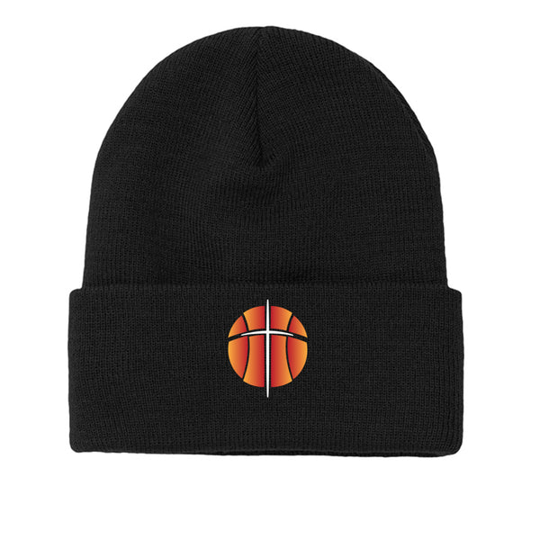 Aspire Basketball Beanie – Color Logo | Knit Winter Hat for Athletes