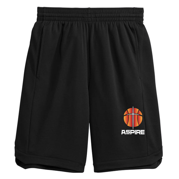 Aspire Men's Basketball Shorts – Color Logo | PosiCharge Athletic Shorts