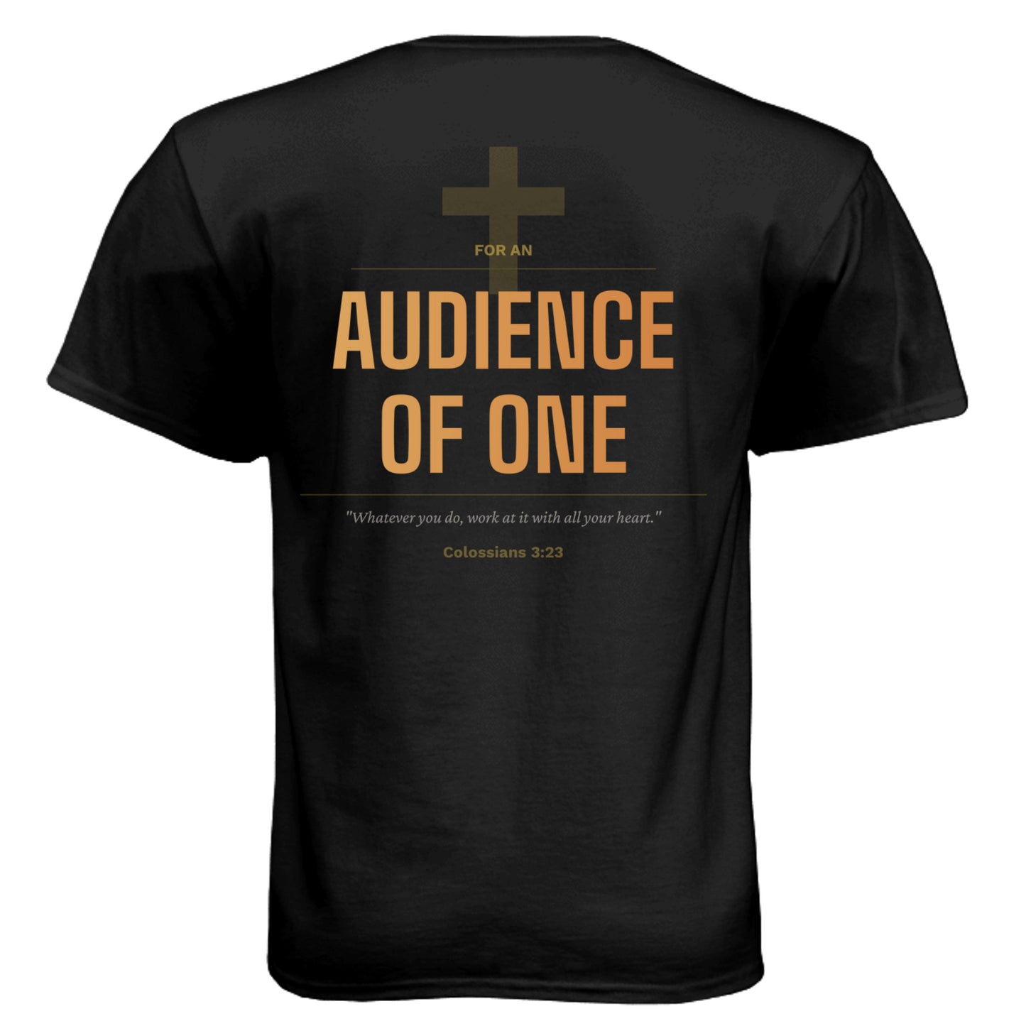 HIGHER™ Season One – Higher Than the Rim Tee in Black, back view | Aspire Basketball Training